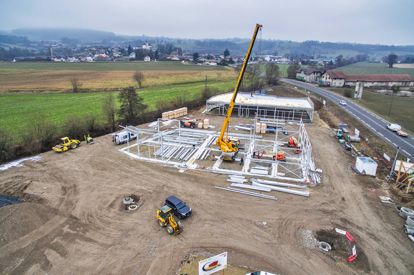 Suivi de chantier village d'entreprises Sillingy (du 18 décembre 2016 au 8 janvier 2017)